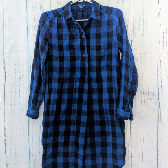 3/$20 Madewell Buffalo Check Latitude Dress - Picture 4 of 8